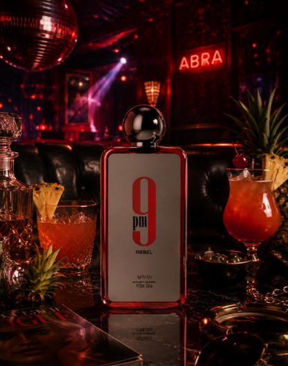 9 PM Rebel Afnan para Hombres y Mujeres
